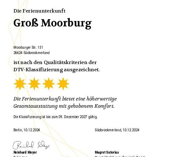 Semesterbostad Gross Moorburg Südbrookmerland